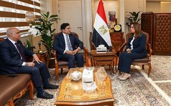 منال عوض تلتقي عضو لجنة الشئون الدستورية والتشريعية ووكيل لجنة الإدارة المحلية بالنواب