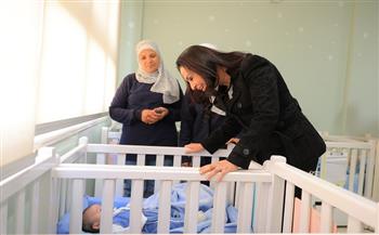 وزيرة التضامن تتفقد مركز الكفالة لاستقبال وتصنيف والإقامة المؤقتة للأطفال بـ15 مايو