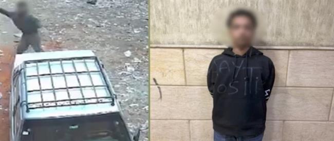 ضبط مرتكب تحطيم سيارة والتعدي على صاحبها بالقليوبية