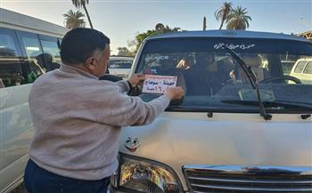 رئيس مركز جهينة بسوهاج يتابع تطبيق تعريفة الركوب الجديدة وأسعار الوقود