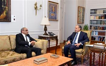 وزير الخارجية يستقبل أمين عام مجلس الوحدة الاقتصادية العربية