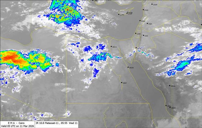 ارتفاع الحرارة وتقلبات.. الأرصاد تكشف خريطة الظواهر الجوية والطقس حتى منتصف الأسبوع المقبل