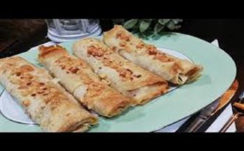 مقبلات مقرمشة بطعم مميز..رولات الرقاق الطري بالجبن والنعناع