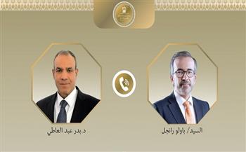 وزير الخارجية ونظيره البرتغالي يبحثان مستجدات الوضع الإقليمي وسبل خفض التصعيد في المنطقة