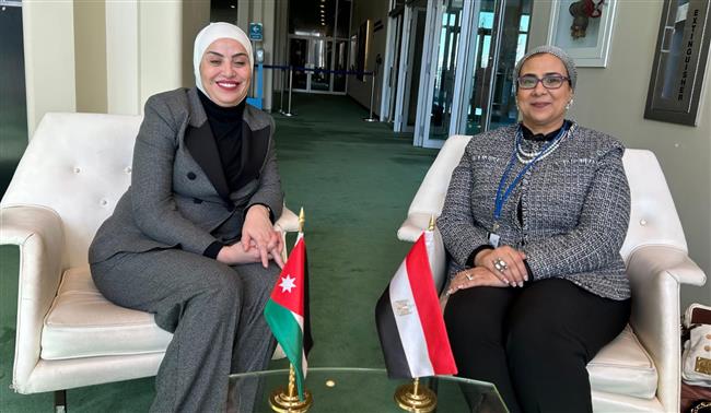 رئيسة قومي المرأة تجتمع مع وزيرة التنمية الاجتماعية بالأردن لبحث سبل تعزيز التعاون