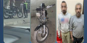 ضبط شخصين لاعتدائهما على فرد مرور أثناء منعهما من السير أعلى الرصيف بجسر السويس