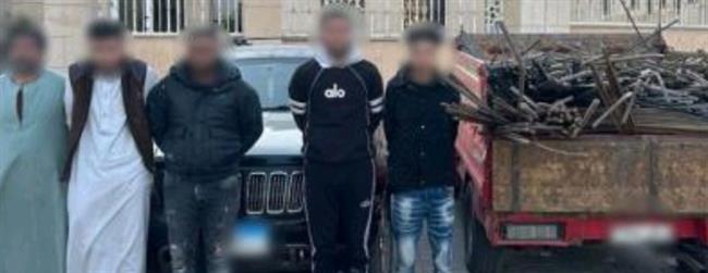 سقوط 4 لصوص متخصصين في سرقة مواقع تحت الإنشاء بالقاهرة