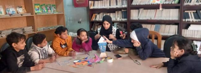 ورش فنون تشكيلية من التراث الرمضاني في ختام ليالي رمضان بالجيزة