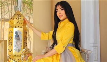 في أحدث ظهور..عبير صبري مع فانوس رمضان