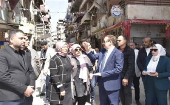 محافظ بورسعيد: الانتهاء من تطوير ورفع كفاءة ميدان لبنان وإنشاء "باركينج" للسيارات بالميدان 