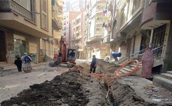 محافظ كفرالشيخ يتابع أعمال تركيب كابلات الفايبر بشوارع عاصمة المحافظة