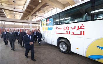 وزير النقل يتفقد المركز الفني للصيانة والإصلاح بميت حبيش بطنطا 