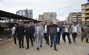 استمرار أعمال المرحلة الثانية لتطوير منطقة التصنيع والسلام الجديد بالضواحي 