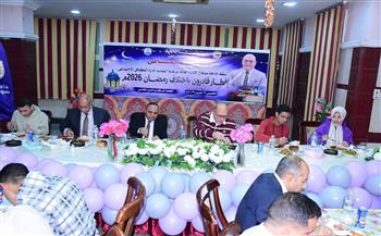 رئيس جامعة سوهاج يشارك الطلاب ذوي الهمم في إفطار جماعي 