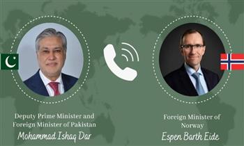 باكستان والنرويج يؤكدان ضرورة خفض التصعيد في الشرق الأوسط