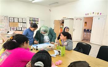 ورشة تصميم ابتكاري لزينة رمضان بقصر ثقافة تحيا مصر بالأسمرات