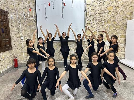 تدريبات باليه للأطفال بمكتبة الحديقة الخضراء الثقافية