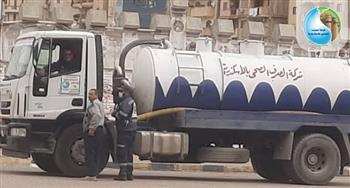 ثاني أيام نوة الحسوم.. استمرار حالة الطوارئ وتمركزات الصرف الصحي بالإسكندرية 