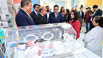   «د. عبدالصادق» يفتتح أعمال تطوير مستشفى «أبوالريش اليابانى»