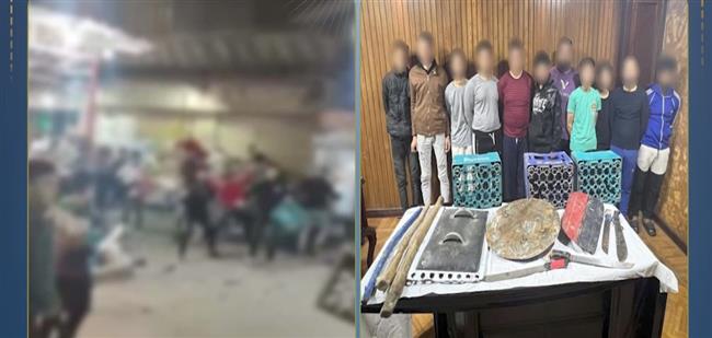 ضبط أطراف مشاجرة بالإسكندرية استخدموا أسلحة بيضاء وعصى خشبية