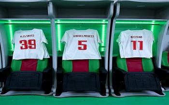 الكونفدرالية الأفريقية.. شاهد غرف ملابس الزمالك قبل مواجهة أوتوهو 