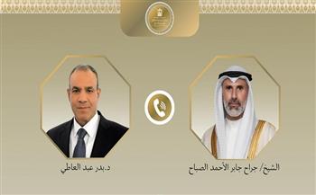 وزير الخارجية يجري اتصالا هاتفيا بنظيره الكويتي لبحث تداعيات التصعيد العسكري بالمنطقة