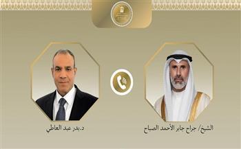 وزير الخارجية يجري اتصالا هاتفيا بنظيره الكويتي لبحث تداعيات التصعيد العسكري بالمنطقة