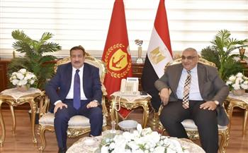 محافظ بورسعيد يستقبل رئيس قطاع الجهاز المركزي للمحاسبات لمحافظات بورسعيد وشمال وجنوب سيناء