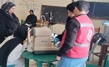 قوافل الهلال الأحمر المصري الطبية تجوب 4 محافظات لتقديم الرعاية الصحية للأهالي 