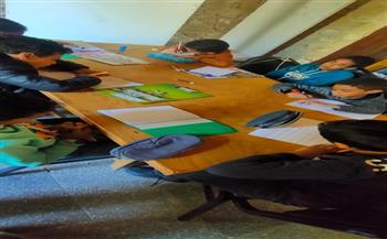 ورشة لتعليم وتحسين الخط العربي بمكتبة الحديقة الخضراء الثقافية