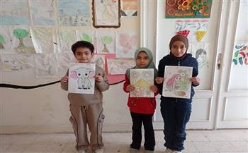 ورشة لتعليم أساسيات الرسم والتلوين بقصر ثقافة برج العرب