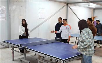 طالبات جامعة سوهاج الأهلية يتألقن في البطولة الرمضانية لتنس الطاولة