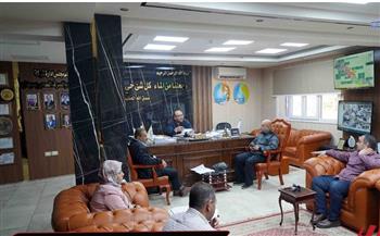 رئيس مياه سوهاج يترأس لجنة الأزمات والطوارئ لمتابعة الاستعدادات النهائية لاستقبال عيد الفطر 