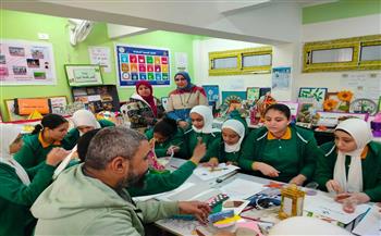 ثقافة المنيا تنظم ورشا فنية لطلاب المدارس احتفالا بشهر رمضان 