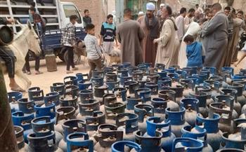 ضخ 69 ألف أسطوانة بوتاجاز منزلية بمراكز وقرى سوهاج 