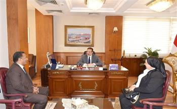 محافظ بورسعيد يستقبل رئيس إذاعة القناة ومدير مكتب إذاعة بورسعيد لبحث سبل تعزيز التعاون الإعلامي