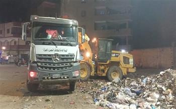 محافظة الجيزة ترفع 1800 طن مخلفات من العمرانية والوراق وإمبابة ضمن حملات مكثفة للنظافة