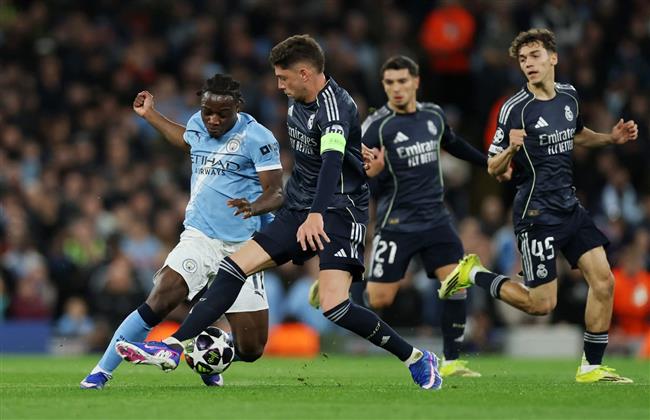 دوري أبطال أوروبا.. ربع ساعة سلبية بين مانشستر سيتي أمام ريال مدريد   