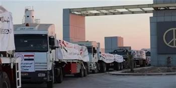 قافلة "زاد العزة" الـ 158 تدخل إلى الفلسطينيين في قطاع غزة