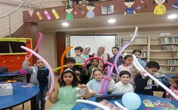 ورشة تربوية مميزة للأطفال بعنوان «أهلاً بالعيد» بمكتبة مدينة نصر العامة