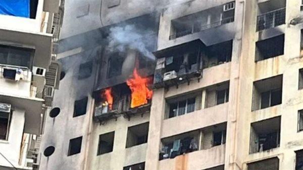 مقتل وإصابة 10 أشخاص في حريق بمبنى سكني في الهند