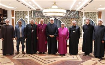 مفتي الجمهورية يستقبل وفد الكنيسة الأسقفية لتقديم التهنئة بعيد الفطر المبارك