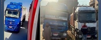 ضبط سائقي سيارتين نقل بمطروح بعد السير برعونة وتعريض المواطنين للخطر