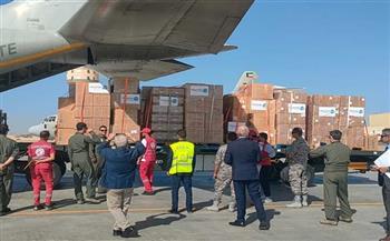 مطار العريش يستقبل 80 طنًا مساعدات إماراتية لصالح غزة
