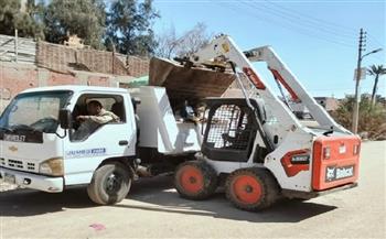 جهود مكثفة للوحدات المحلية لمدن محافظة بني سويف في ملفات النظافة ومواجهة التعديات 