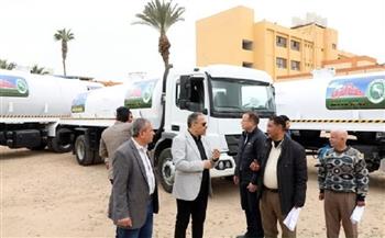 محافظ الشرقية: دعم منظومتي النظافة والحماية المدنية بمعدات حديثة للارتقاء بجودة الخدمات