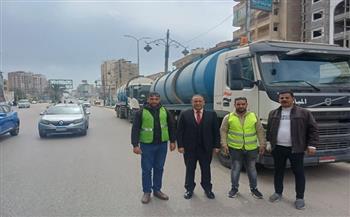 رئيس "مياه الغربية" يتابع اصطفاف المعدات وجاهزية الطوارئ لمواجهة التقلبات الجوية