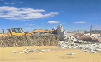 إزالة 51 حالة تعدٍ على المباني والأراضي الزراعية بالبحيرة