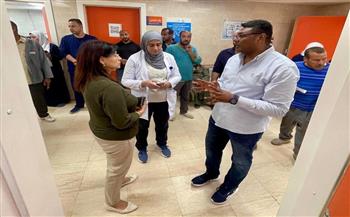 جولة تفقدية لوكيل وزارة الصحة بمستشفى الحميات بالغردقة