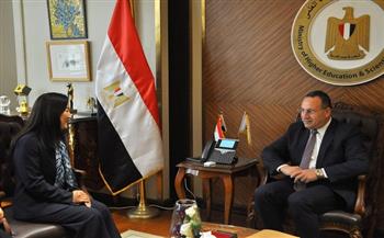 وزير التعليم العالي يبحث تعزيز التعاون مع برنامج الأمم المتحدة الإنمائي في دعم البحث العلمي والابتكار 